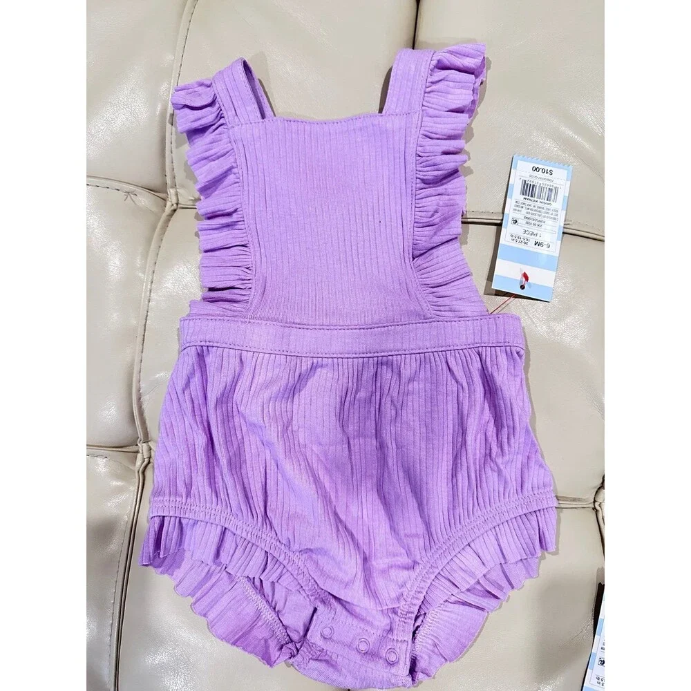 3 pc Cat & Jack Baby girl summer rompers 6-9 mos